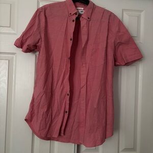 Old Navy Men's Casual Pink Button Down Shirt